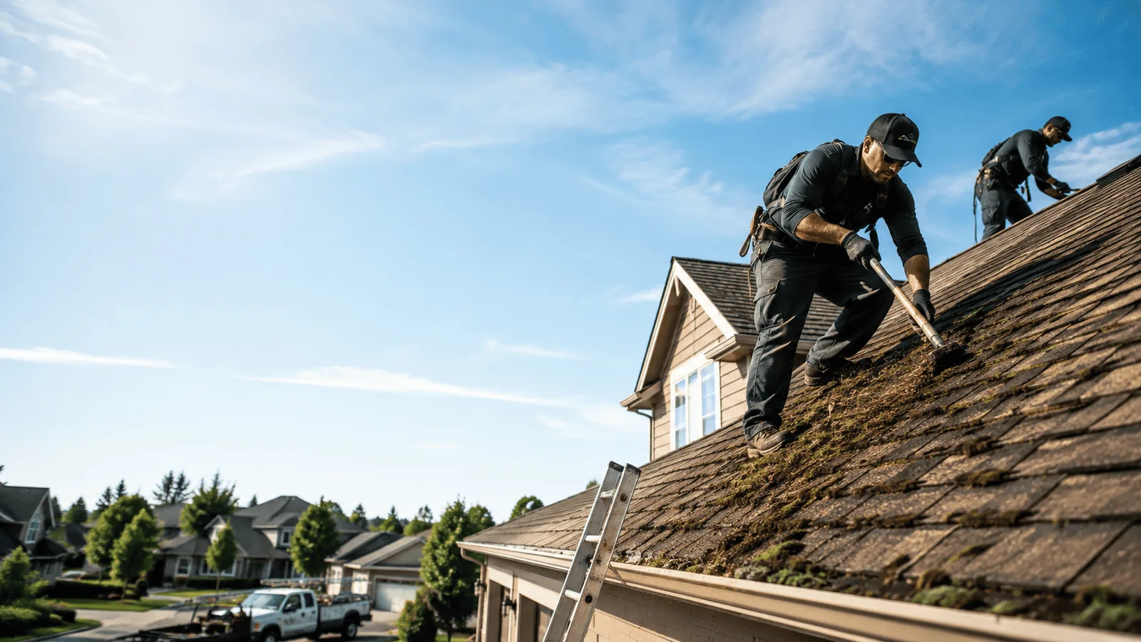 Roof Moss Removal in Iola, WI near me